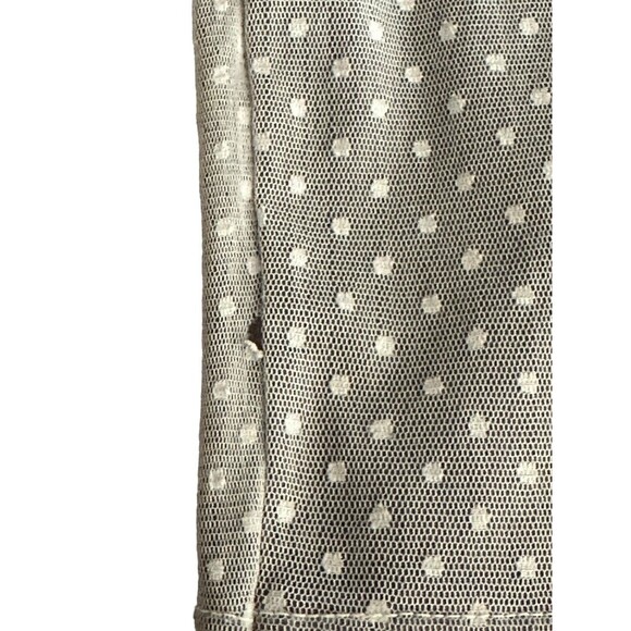 Persnickety Gray Dot Mesh Top size 10 - Picture 4 of 4